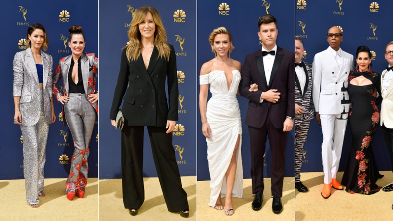 Illustration for article titled All the Demure & Sparkly Shit on the 70th Annual Emmys Red Carpet